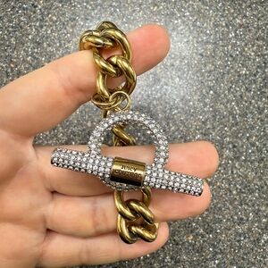 Juicy Couture Rhinestone Toggle Closure Bracelet